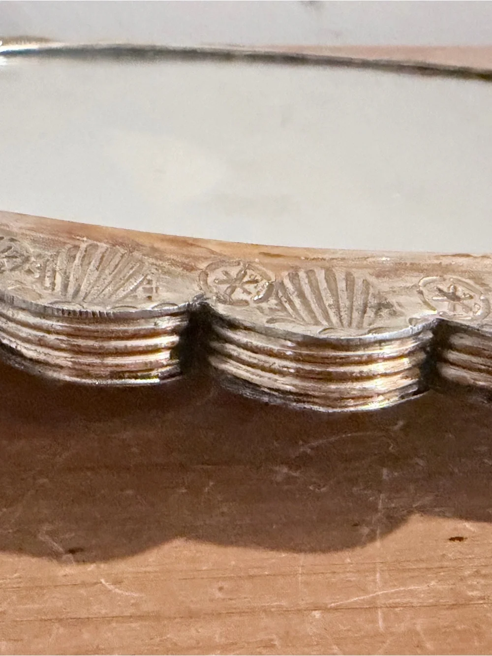 Antique decorative oval